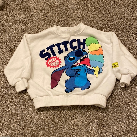 Zara Other - Stitch Ice cream crewneck